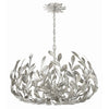 Crystorama Broche 27'' Chandelier in Antique Silver - Additional View