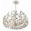 Crystorama Broche 27'' Chandelier in Antique Silver - Additional View