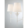 Crystorama Broche 28'' Chandelier in Matte White - Additional View
