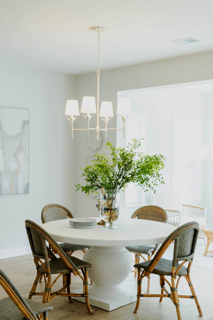 534-MT Broche 28'' Chandelier | Lifestyle Image