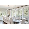 Crystorama Broche 28'' Chandelier in Antique Silver - Lifestyle View