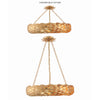 Crystorama Broche 24'' Semi Flush Mount in Antique Gold - Additional View