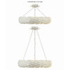 Crystorama Broche 24'' Chandelier in Matte White - Additional View