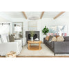Crystorama Broche 24'' Chandelier in Matte White - Lifestyle View