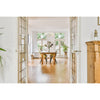 Crystorama Broche 24'' Chandelier in Matte White - Lifestyle View