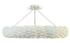 538-MT_CEILING Broche 33.5'' Semi Flush Mount | Main Image
