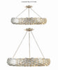 538-SA Broche 8 Light Chandelier | Alternate Image