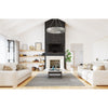 Crystorama Broche 33.5'' Chandelier in Antique Silver - Lifestyle View