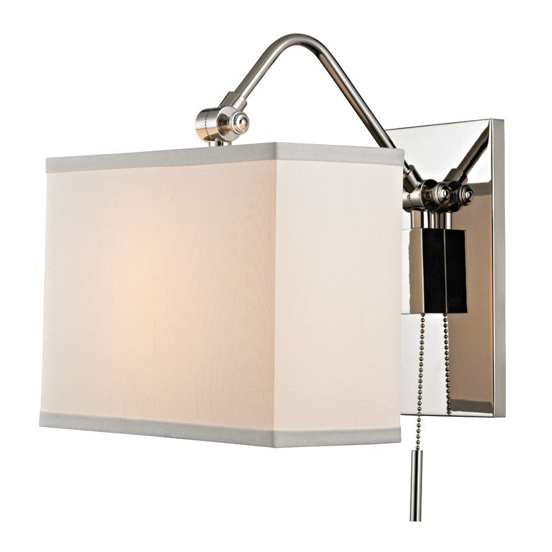 5421-PN Leyden 1 Light Sconce Main Image