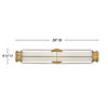 54302HB Saylor LED Light Bath|Dimensions Image