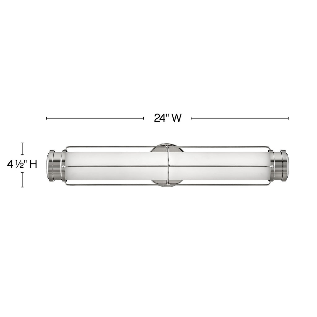 54302PN Saylor LED Light Bath|Dimensions Image