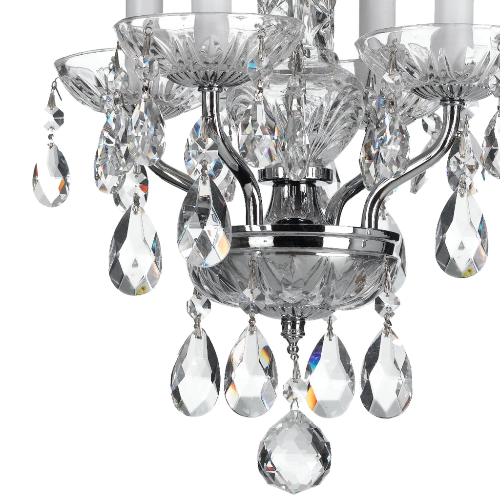 Crystorama Welton 11'' Chandelier in Polished Chrome - Additional View