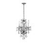 Crystorama Welton 11'' Chandelier in Polished Chrome - Front View