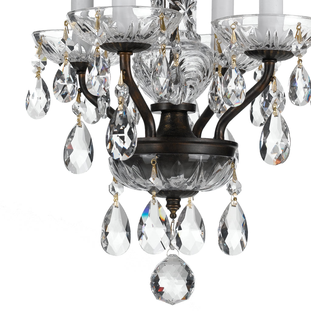 Crystorama Welton 11'' Chandelier in English Bronze - Additional View