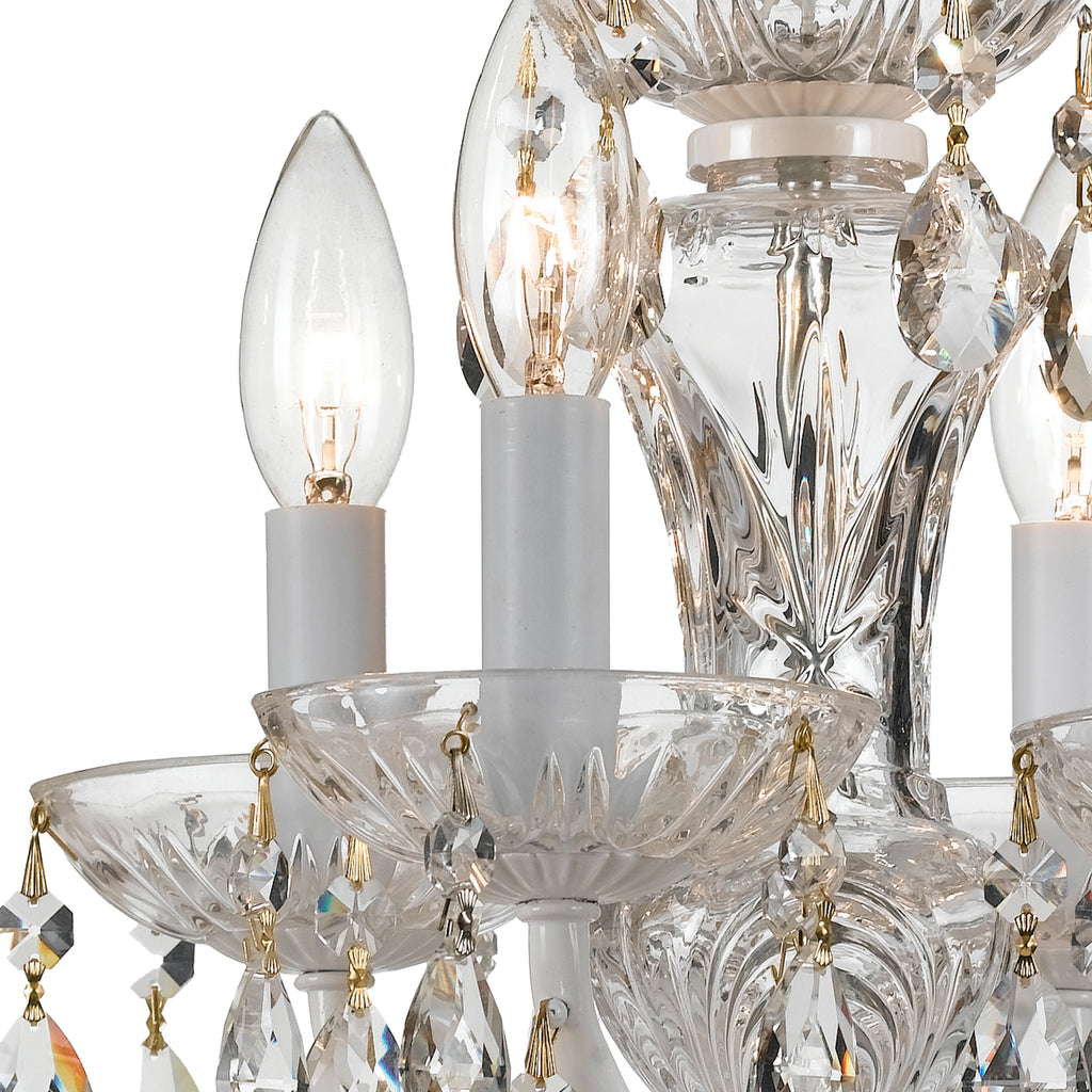 Crystorama Welton 11'' Chandelier in Wet White - Additional View