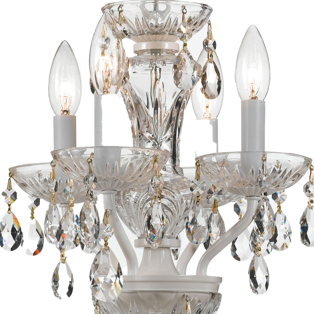Crystorama Welton 11'' Chandelier in Wet White - Additional View