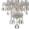 Crystorama Welton 11'' Chandelier in Wet White - Additional View