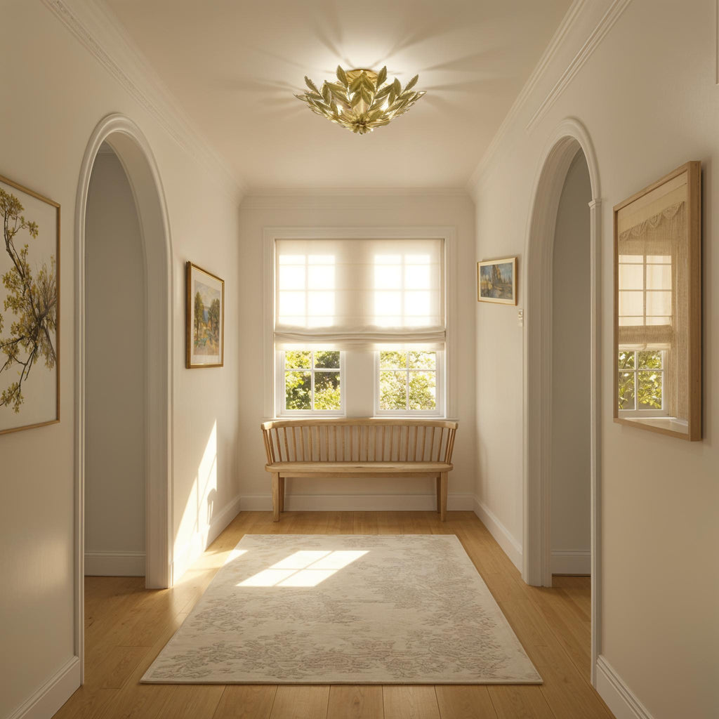 560-CT Broche 20.75'' Semi Flush Mount | Lifestyle Image