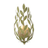 Crystorama Broche 8.25'' Sconce in Champagne Green Tea - Front View