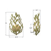 561-CT Broche 8.25'' Sconce | Dimensions Image