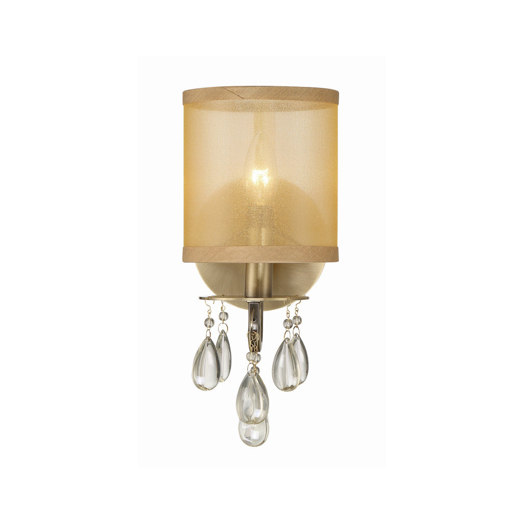 Crystorama Hampton 5.5'' Sconce in Antique Brass - Additional View