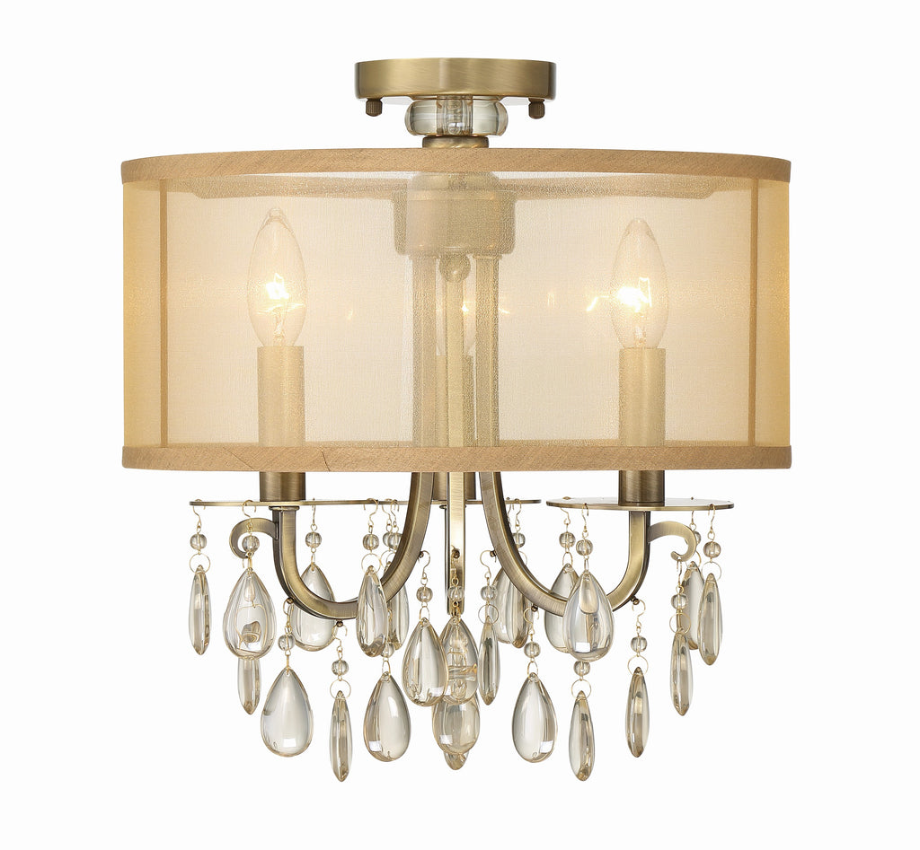 5623-AB_CEILING Hampton 14'' Semi Flush Mount | Main Image