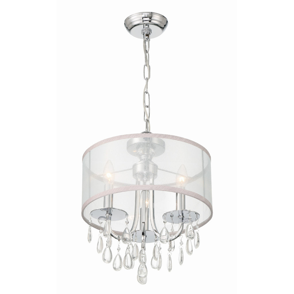 Crystorama Hampton 14'' Chandelier in Polished Chrome - Additional View