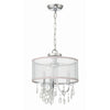 Crystorama Hampton 14'' Chandelier in Polished Chrome - Additional View