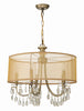 5625-AB Hampton 5 Light Chandelier | Alternate Image