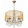 Crystorama Hampton 24'' Chandelier in Antique Brass - Additional View