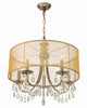 5625-AB Hampton 5 Light Chandelier | Alternate Image