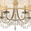 5625-AB Hampton 5 Light Chandelier | Alternate Image