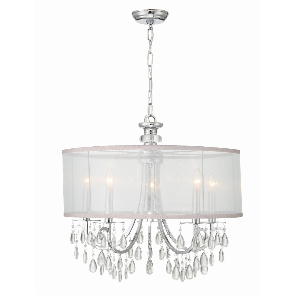Crystorama Hampton 24'' Chandelier in Polished Chrome - Additional View