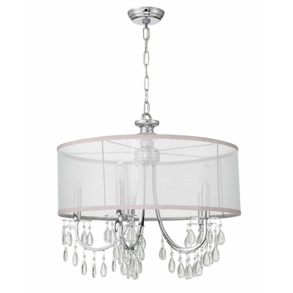 Crystorama Hampton 24'' Chandelier in Polished Chrome - Additional View