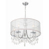 Crystorama Hampton 24'' Chandelier in Polished Chrome - Additional View