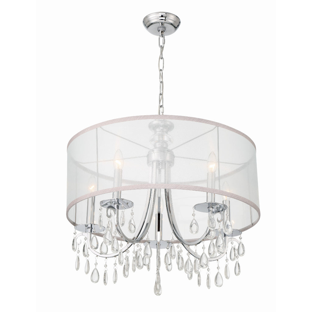 Crystorama Hampton 24'' Chandelier in Polished Chrome - Additional View