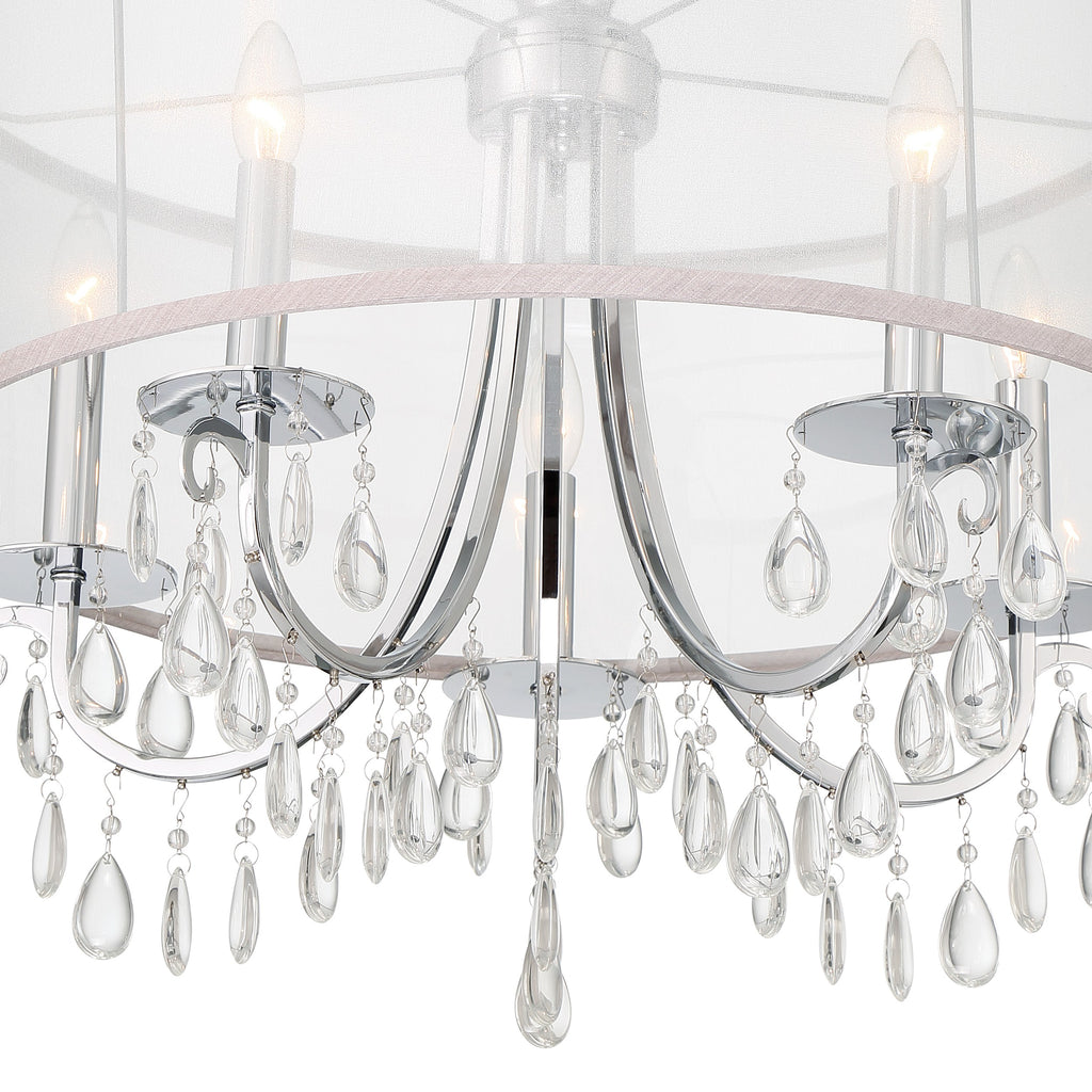 5625-CH Hampton 5 Light Chandelier | Alternate Image