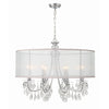 Crystorama Hampton 32'' Chandelier in Polished Chrome - Additional View