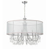 Crystorama Hampton 32'' Chandelier in Polished Chrome - Additional View