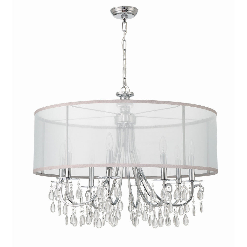 Crystorama Hampton 32'' Chandelier in Polished Chrome - Additional View