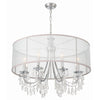 Crystorama Hampton 32'' Chandelier in Polished Chrome - Additional View