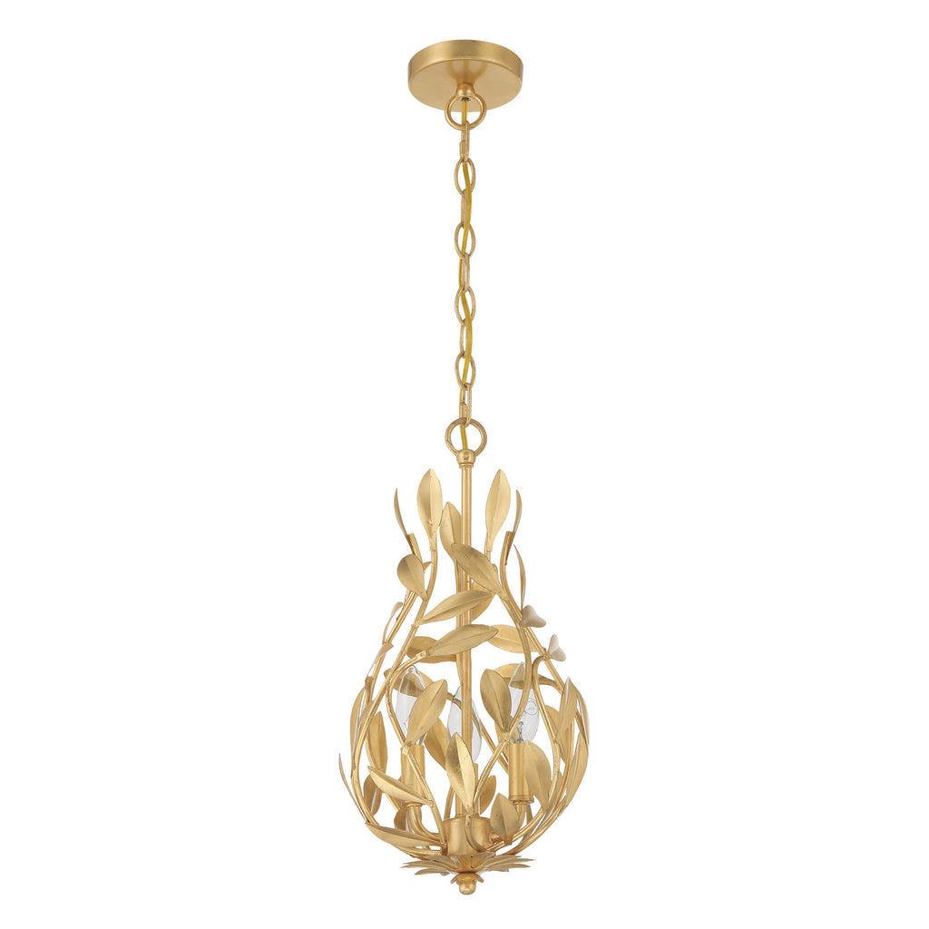 565-GA Broche 9'' Chandelier | Alternate Image