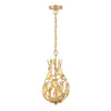 565-GA Broche 9'' Chandelier | Alternate Image