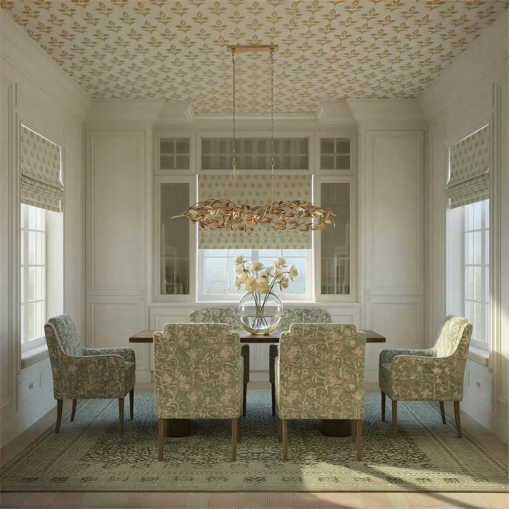 567-GA Broche 50.5'' Linear Chandelier | Lifestyle Image
