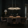 567-SA Broche 50.5'' Linear Chandelier | Lifestyle Image