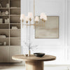 568-GA Broche 32'' Chandelier | Lifestyle Image