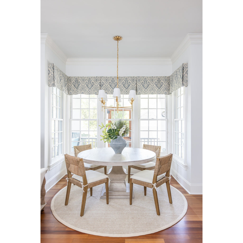 Crystorama Broche 32'' Chandelier in Antique Gold - Lifestyle View