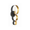 Crystorama Luna 7'' Sconce in English Bronze + Antique Gold - Additional View
