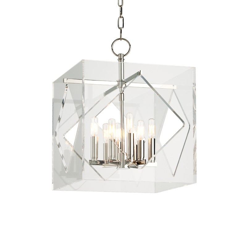 5916-PN Travis 8 Light Pendant Main Image