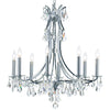 Crystorama Cedar 28'' Chandelier in Polished Chrome - Additional View